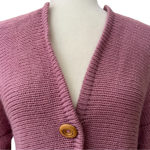 Alpaca by Karim Sweater Cardigan Size Medium - Picture 6 of 12